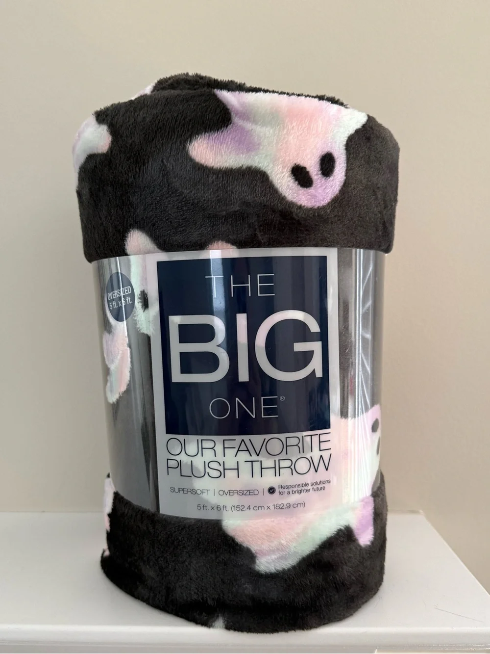 The Big One Blanket - Ghost Haunting Halloween Summerween Cats Bats Ghost NEW